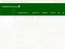 Tablet Screenshot of eastforknursery.com